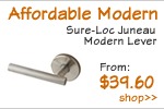 Affordable Modern Door Levers
