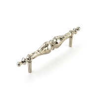Schaub Cantata 8 inch CC Cabinet Pull in White Brass