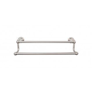Top Knobs HUD9BSN Hudson 24 inch Double Towel Bar Brushed Satin Nickel