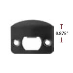 Emtek Full Lip Strike Plate - Rounded Corners
