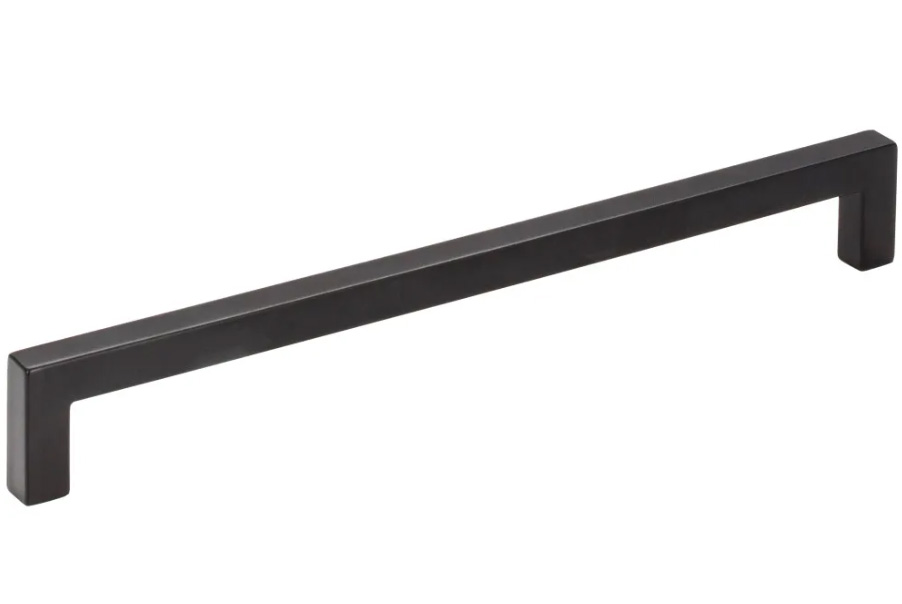 Hardware Resources 192 mm CC Matte Black Square Stanton Cabinet Bar Pull