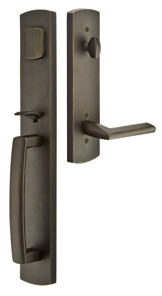 Emtek Sandcast Brighton Entrance Handleset