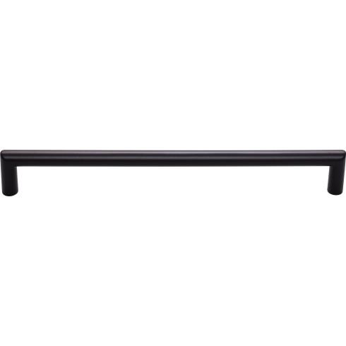 Top Knobs TK945BLK Kinney Pull 8 13/16 Inch CC Flat Black