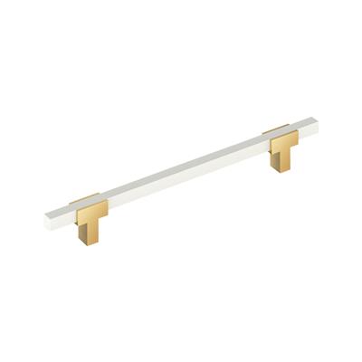 Amerock Urbanite 12 Inch cc Appliance Pull Champagne Bronze/White