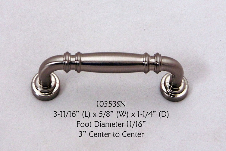 Residential Essentials 10353 Satin Nickel Cabinet Pull