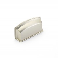 Schaub Menlo Park Cup Pull 3 1/2 inch cc Satin Nickel