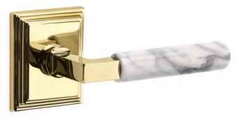 Emtek Customizable Select Lever with Wilshire Rosette