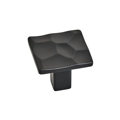 Amerock Kamari 1-3/16 Inch Square Cabinet Knob Matte Black