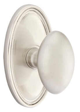 Emtek Egg Knob with Oval Rosette