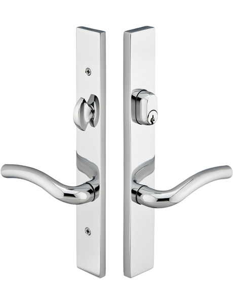 Emtek Configuration 4 Modern 1 1/2 Inch x11 Inch Multi Point Lock Trim Only