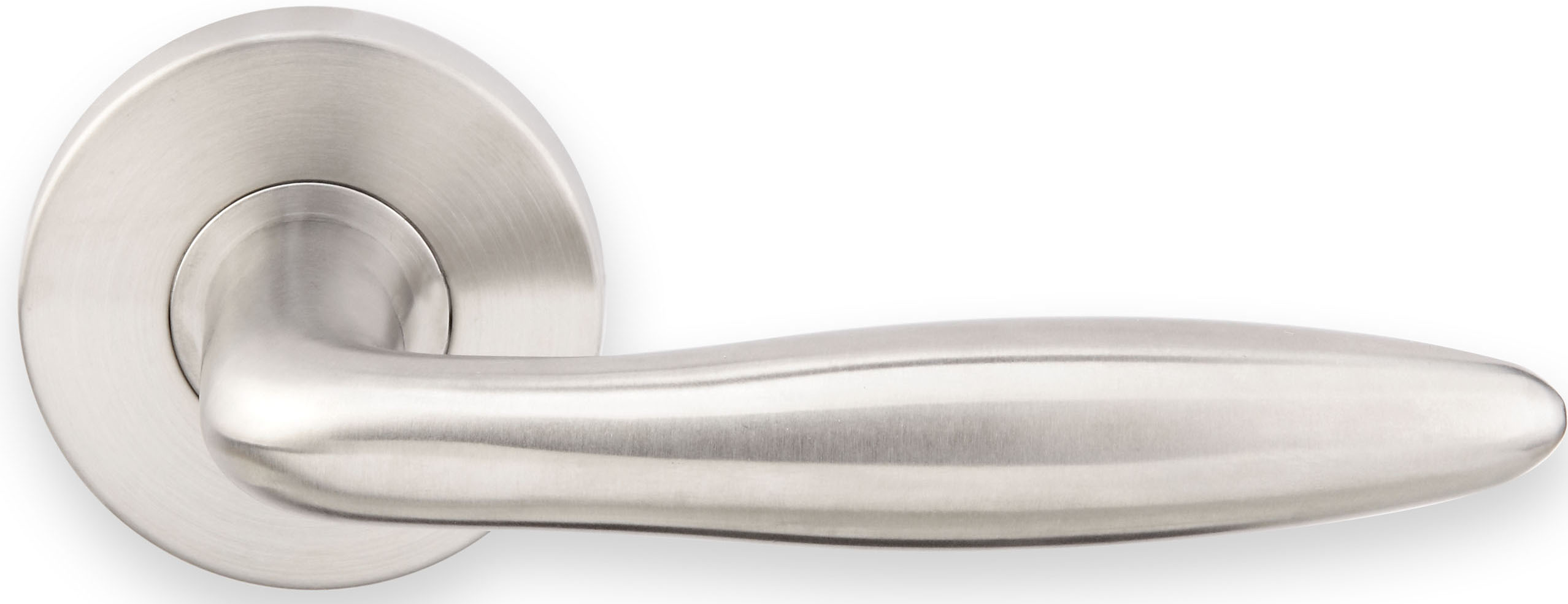 Inox 226 Summer Lever Handle with Round Rosette