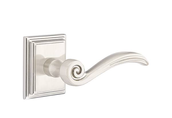 Emtek Elan Lever with Wilshire Rosette