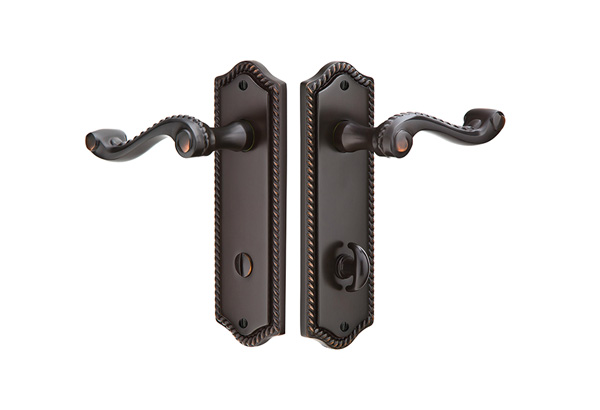 Emtek Thumbturn Privacy NON-KEYED Rope Sideplate Lock