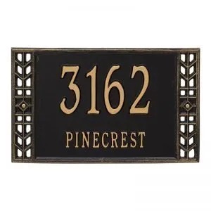 Whitehall Personalized Boston Plaque - Standard - Wall - 2 line