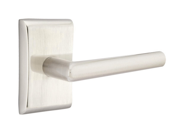 Emtek Stuttgart Modern Lever Handle with Neos Rosette