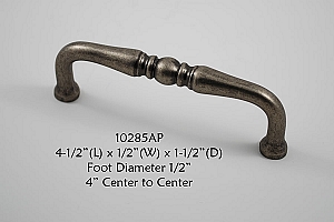Residential Essentials 10285 Cabinet Pull in Aged Pewter
