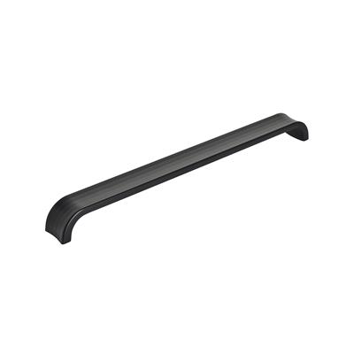 Amerock Concentric Cabinet Pull 10-1/16 Inch cc Matte Black