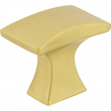 Hardware Resources Phillip 1 1/4 inch Cabinet Knob in Brushed Gold