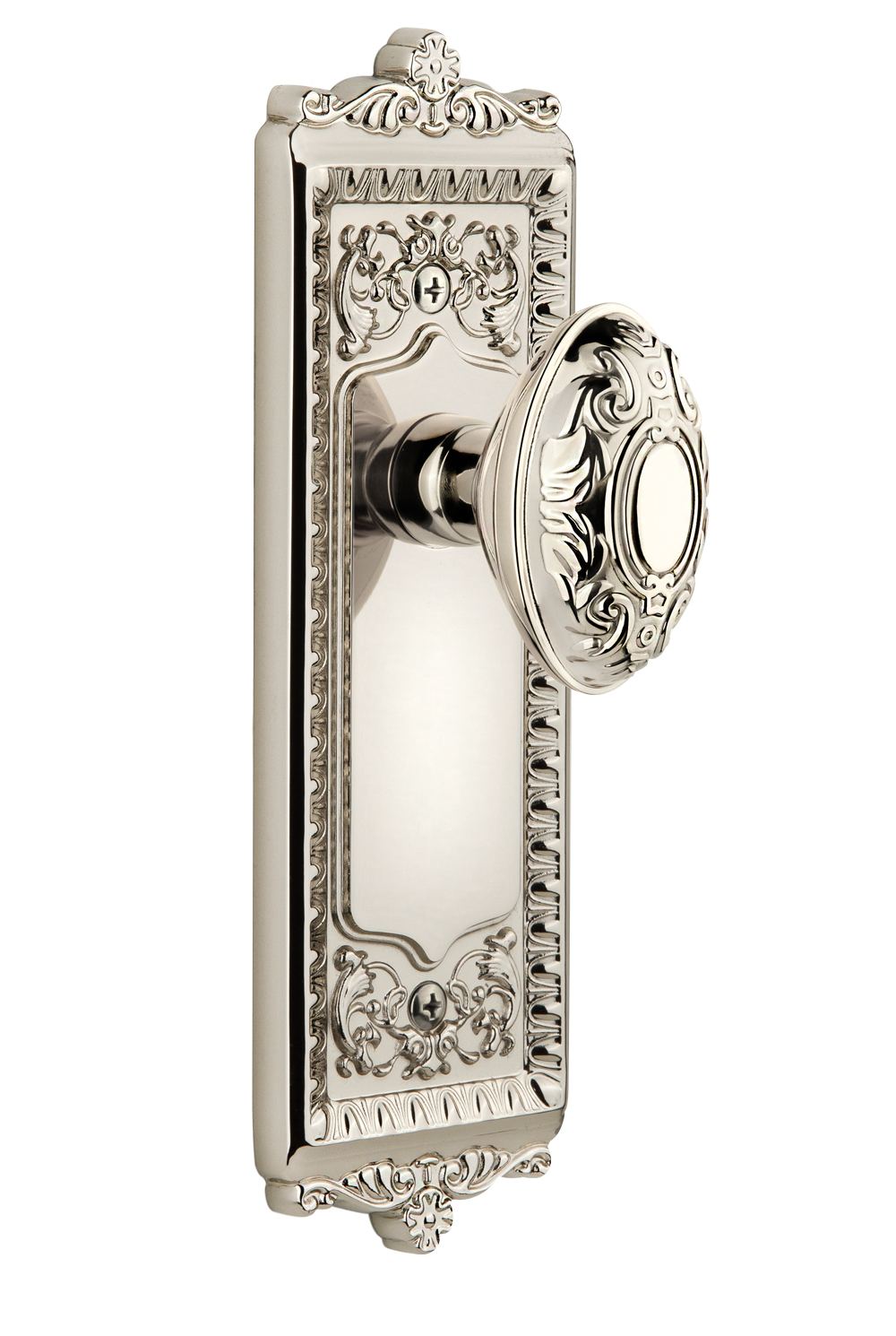 Grandeur Windsor Plate with Grande Victorian Knob