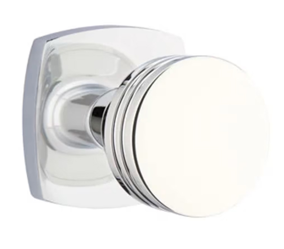 Emtek Bern Modern Door Knob with Urban Modern Rosette