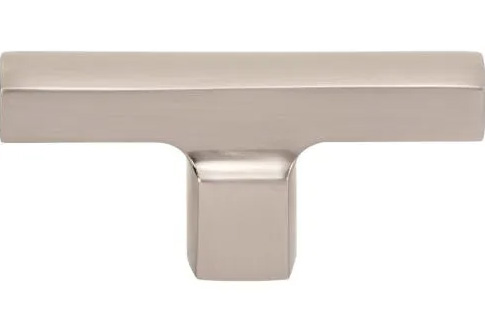 Atlas Homewares Reeves T-Knob 2 3/4 Inch Brushed Nickel
