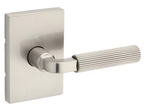 Kwikset Mirada Modern Lever with Rectangular Rosette