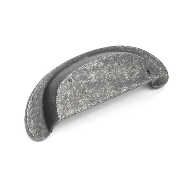 Century Whistler 3 1/2 Inch Cup Pull in Dark Sliver Aged