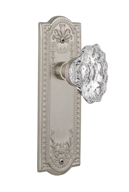 Nostalgic Warehouse Meadows Plate with Chateau Knob
