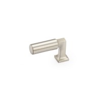 Schaub Haniburton 1/2 inch Diameter Finger Pull in Satin Nickel