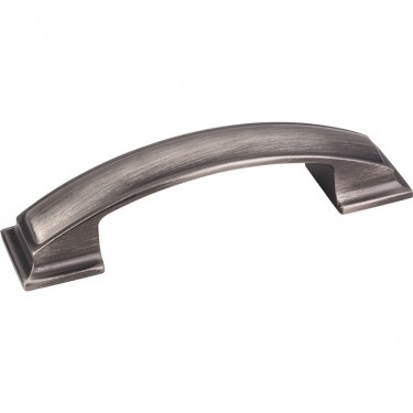Hardware Resources Annadale 3-3/4 Inch CC Cabinet Pull - Brushed Pewter
