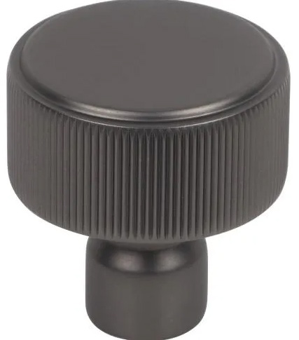 Top Knobs TK3250AG Dempsey Round Knob 1 1/4 Inch Ash Gray