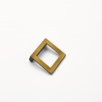 Schaub Finestrino 32mm CC Angled Square Cabinet Pull in Burnished Bronze