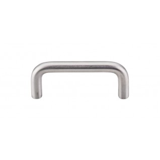 Top Knobs SS30 Stainless Steel Collection Bent Bar 3 Inch CC (10mm Diameter) Brushed Stainless Steel