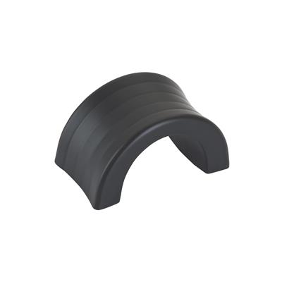 Amerock Concentric 1-1/4 Inch Finger Pull Matte Black