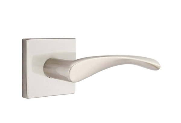 Emtek Triton Lever Handle with Square Rosette