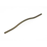 Schaub Sorrento 288/320 mm CC Slightly Arched Cabinet Pull in Milano Bronze