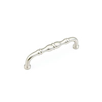 Schaub Colonial 4 inch CC Cabinet Pull in Satin Nickel