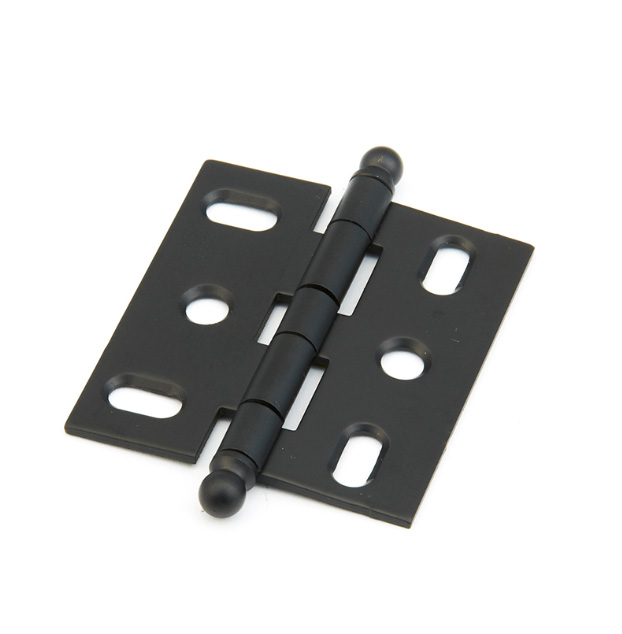 Schaub Ball Tip Mortise Flat Black Hinge