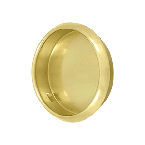 Deltana Solid Brass 2 1/8 Inch Diameter Round Heavy Duty Flush Pull