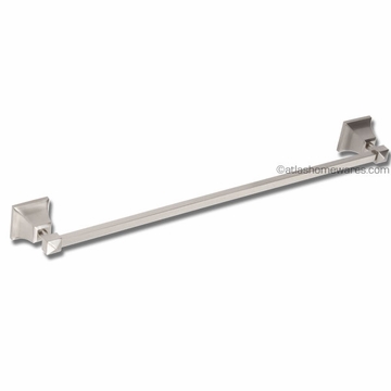 Atlas Homewares Gratitude Bath Collection 24 inch Towel Bar in Brushed Nickel