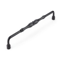 Schaub Colonial 15 inch CC Appliance Pull in Flat Black