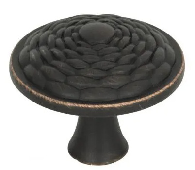 Atlas Homewares Mandalay Round Knob 1 5/16 Inch Venetian Bronze
