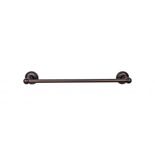 Top Knobs ED6ORBE Edwardian 18 inch Single Towel Bar Oil Rubbed Bronze