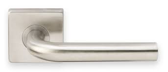 Inox 101 Cologne Lever Handle with Square Rosette