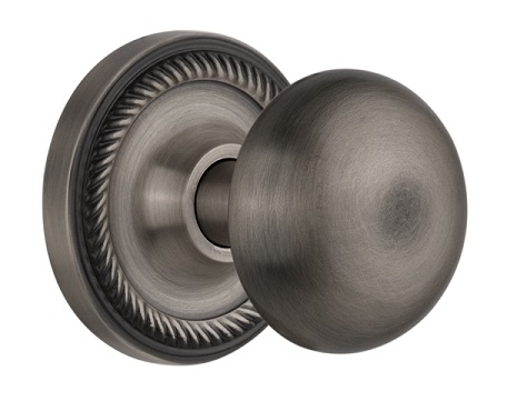 Nostalgic Warehouse Rope Rosette with New York Knob - Mortise Lock