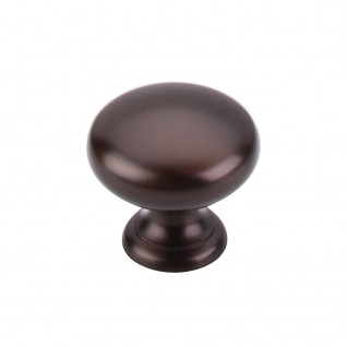 Top Knobs M753 Round 1 1/4 Inch Cabinet Knob Oil Rubbed Bronze