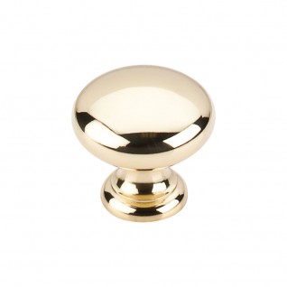Top Knobs M279 1 1/4 Inch Mushroom Cabinet Knob Polished Brass