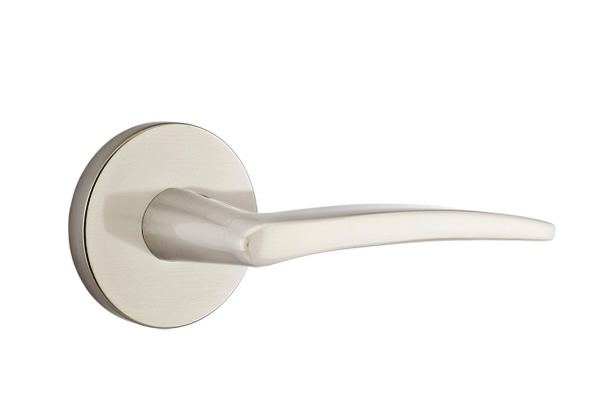Emtek Poseidon Lever Handle with Disk Rosette