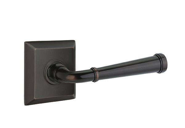 Emtek Merrimack Lever with Quincy Rosette