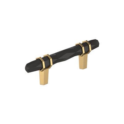 Amerock London 3 Inch Cabinet Pull Black Bronze/Champagne Bronze